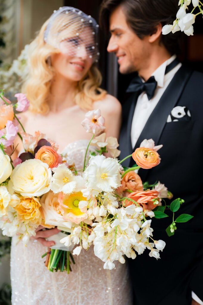 City-chic Roman Wedding at Villa Clara