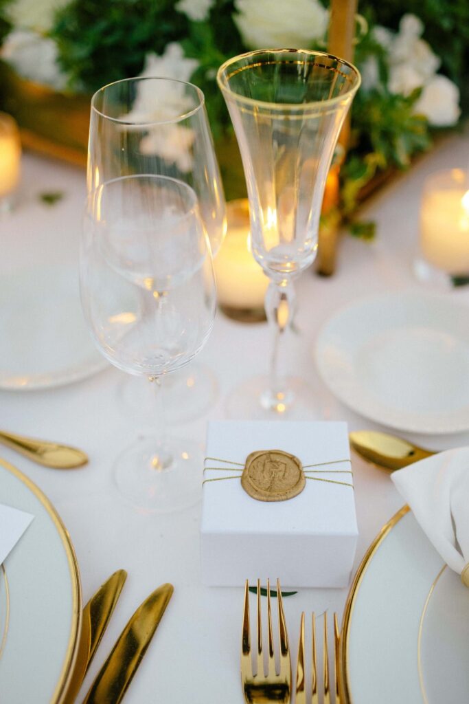 White & Gold Wedding In Athens Riviera
