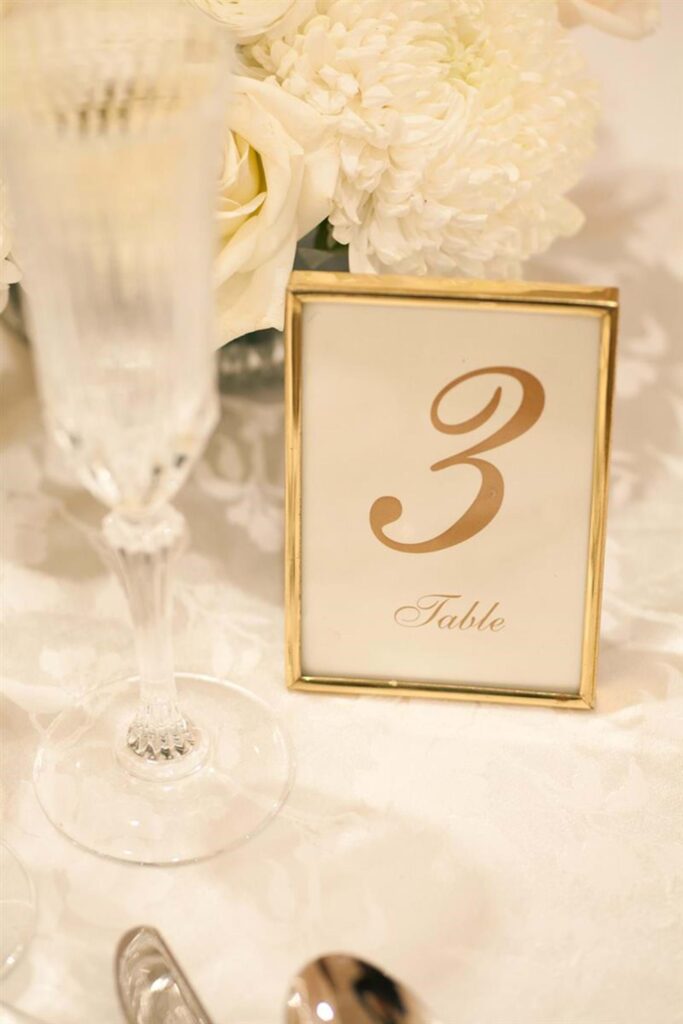 Luxury White & Gold Wedding Style