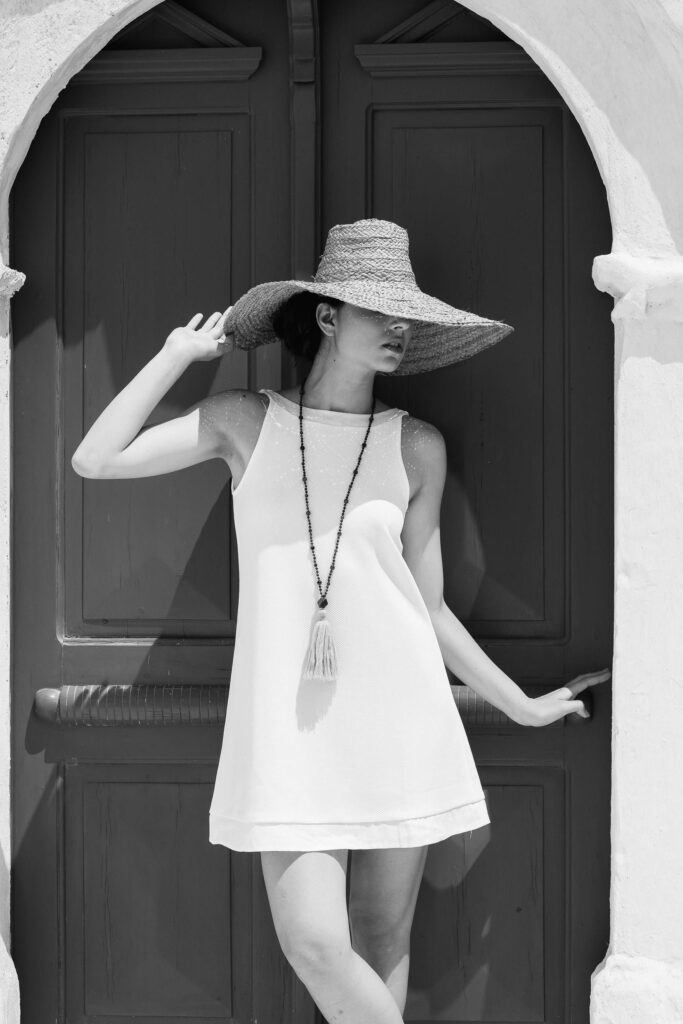 Clothing Brand Editorial in Santorini
