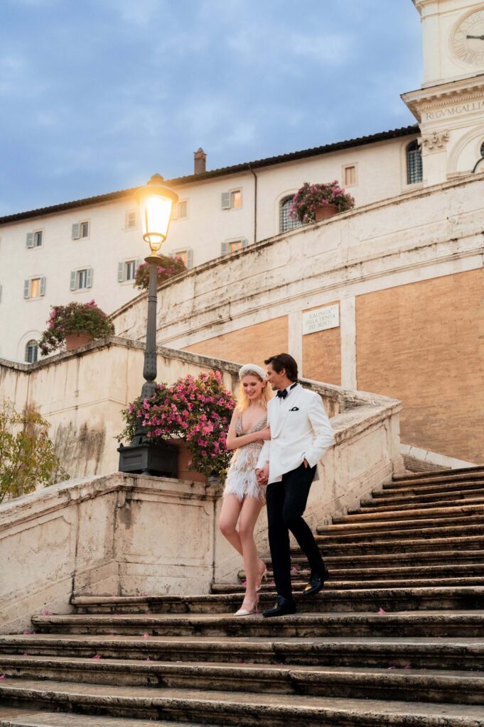 City-chic Roman Wedding at Villa Clara