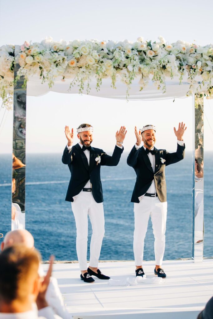 Modern Classic Wedding in Mykonos
