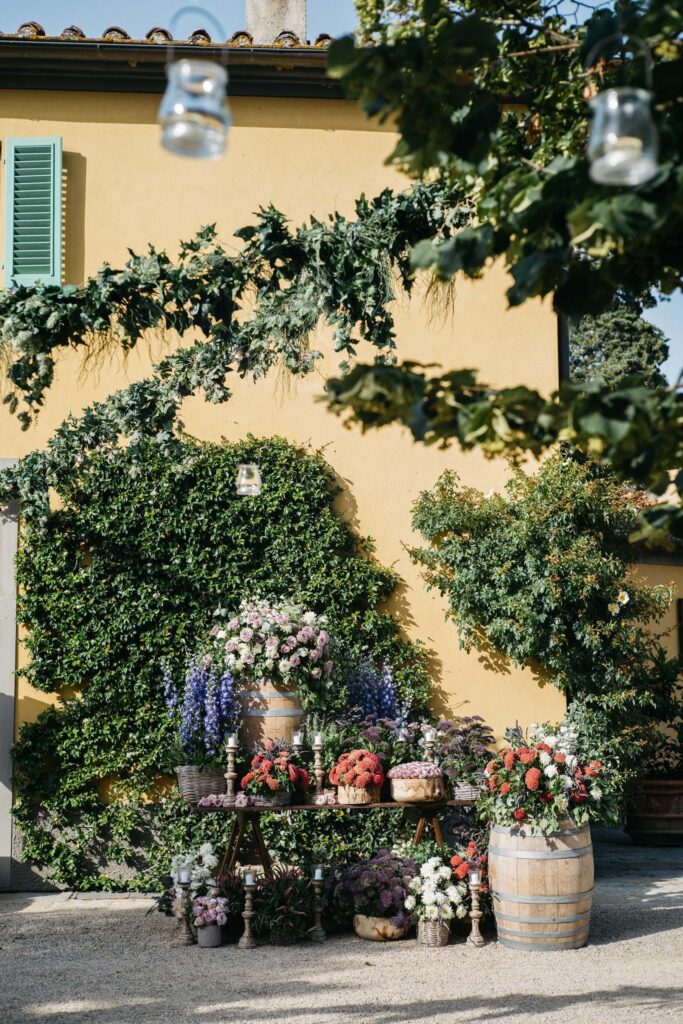 Al Fresco Dinner In Tuscany