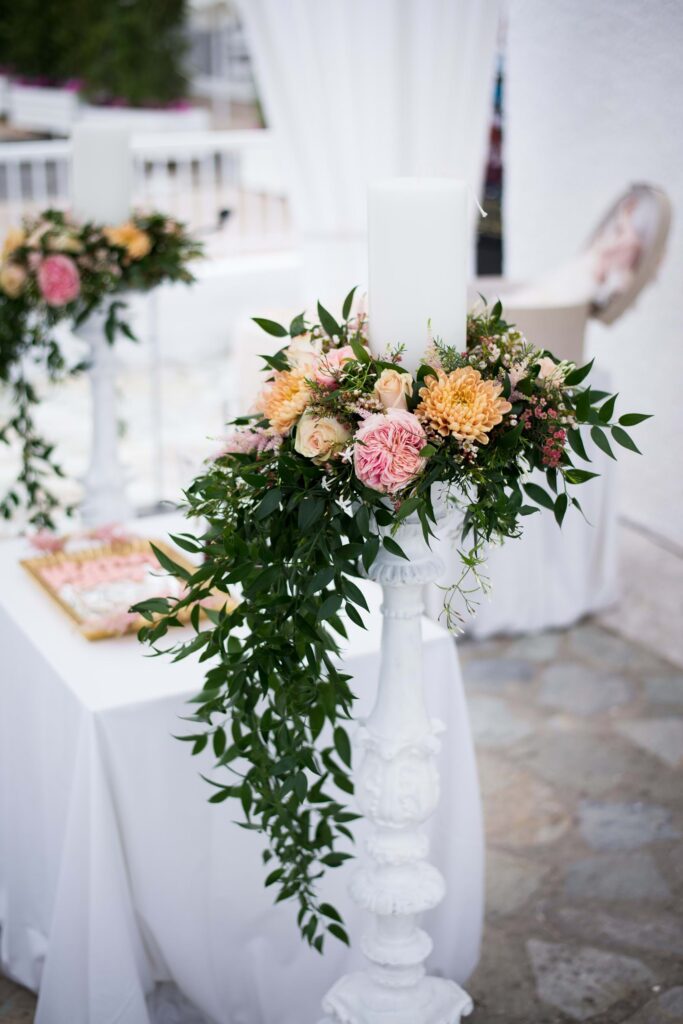 Bohemian Peach Wedding In Athens