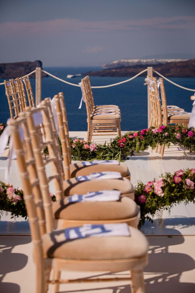Whimsical Wedding in Santorini