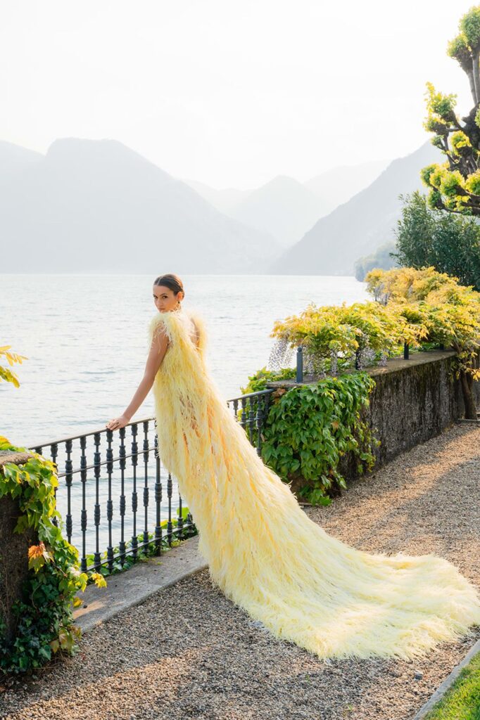 Villa Balbiano Wedding in Pink