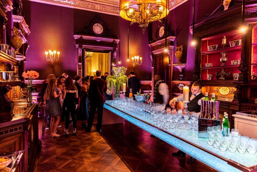 Reception at Villa Cora in Florence