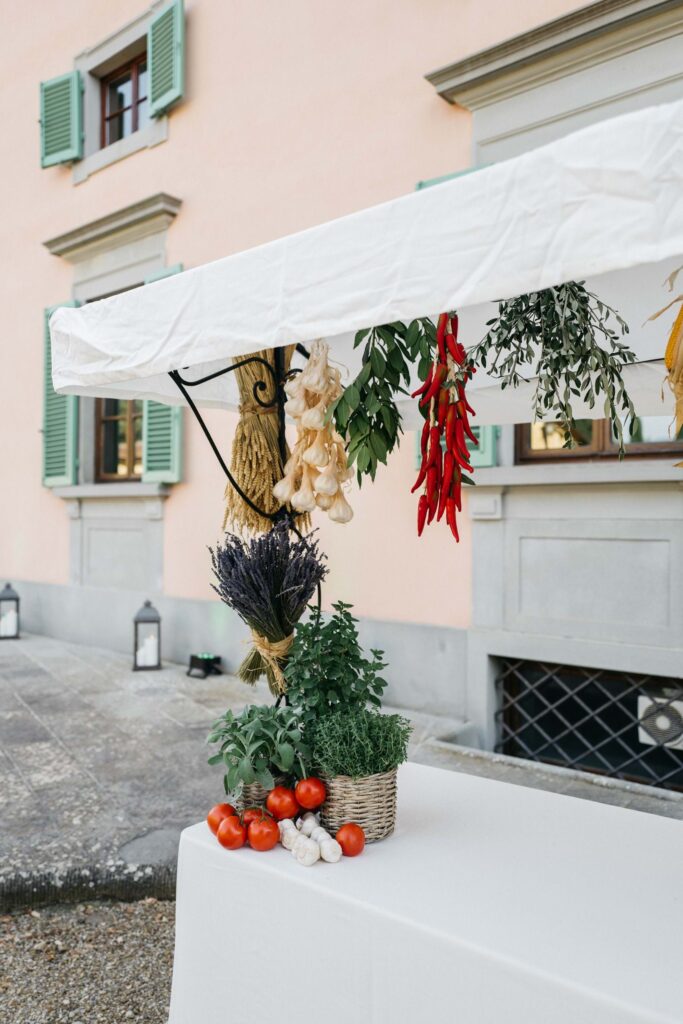 Al Fresco Dinner In Tuscany