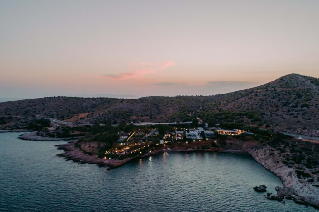 White & Gold Wedding In Athens Riviera