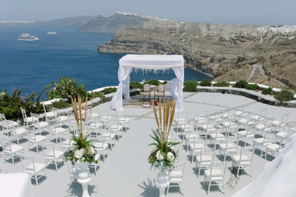 Indian Romance Wedding in Santorini