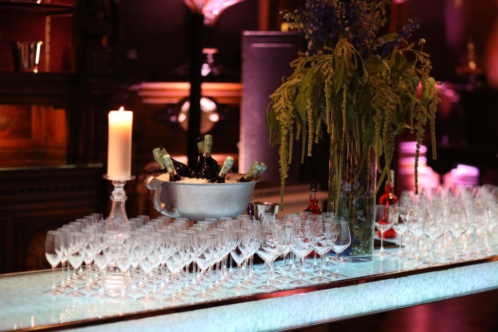 Reception at Villa Cora in Florence