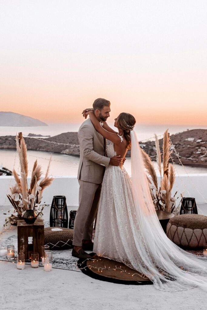 Dreamy Boho Beach Wedding in Ios