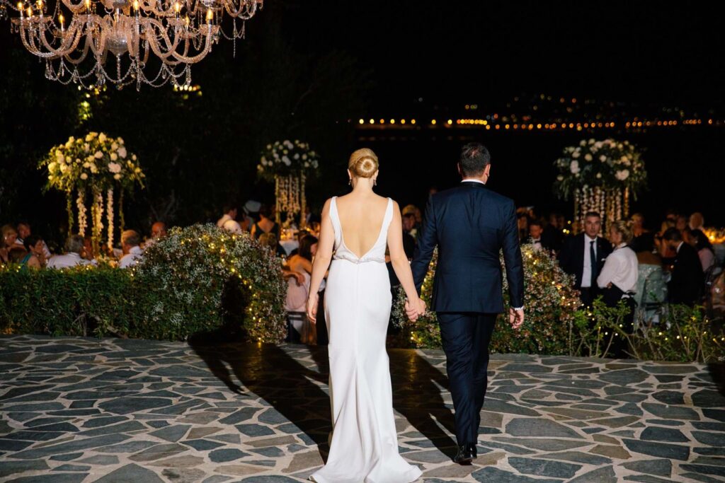 White & Gold Wedding In Athens Riviera