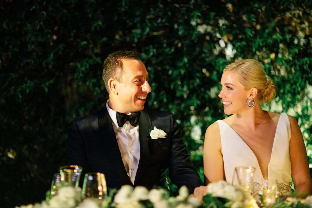 White & Gold Wedding In Athens Riviera