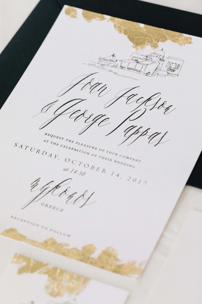 Sophisticated Glam Wedding In Mykonos