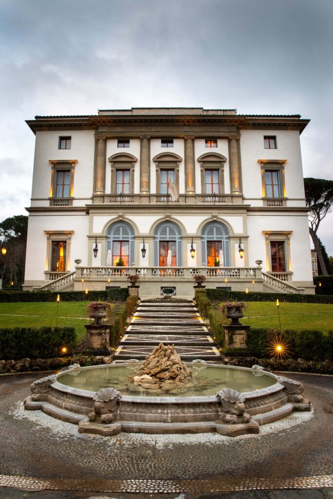 Reception at Villa Cora in Florence