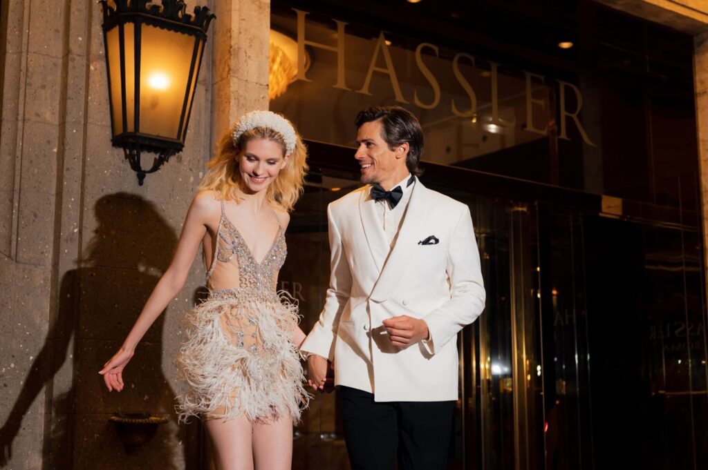 City-chic Roman Wedding at Villa Clara