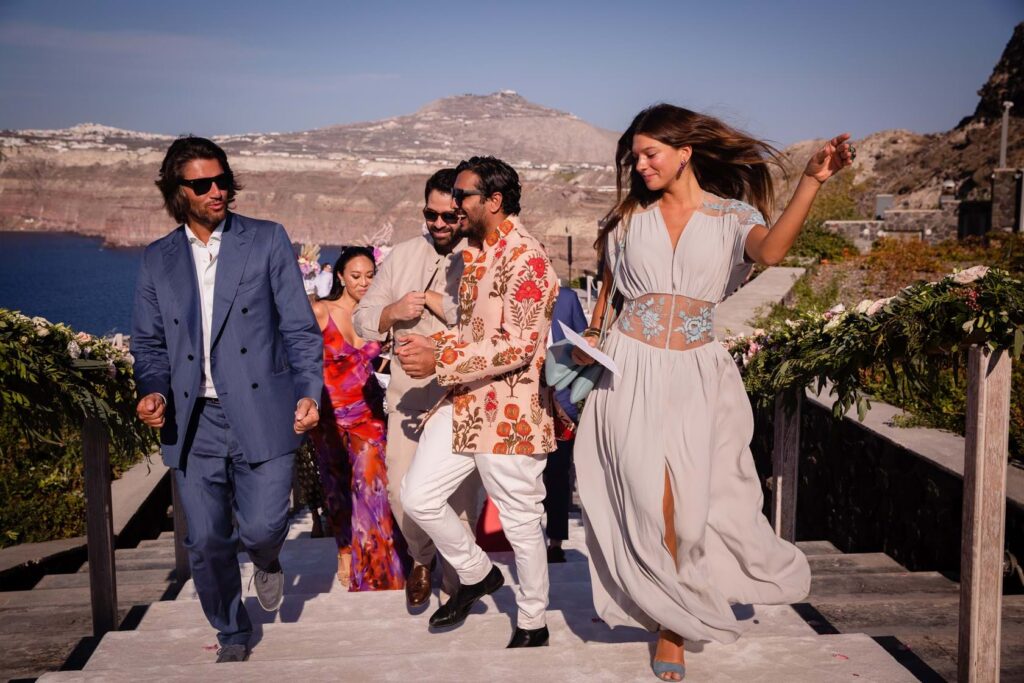 Whimsical Wedding in Santorini
