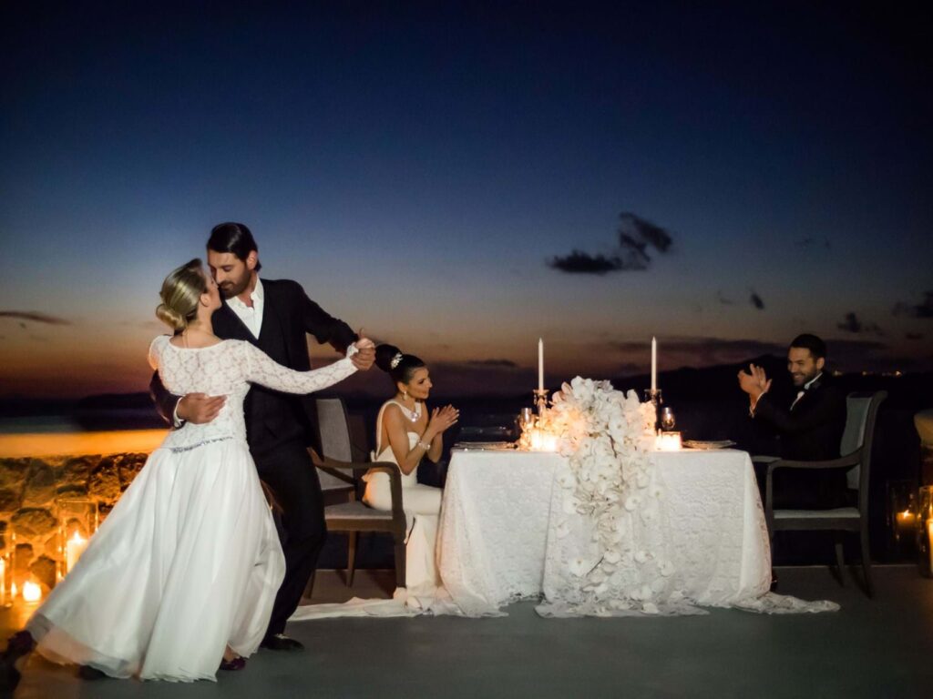 Intimate Wedding in Santorini