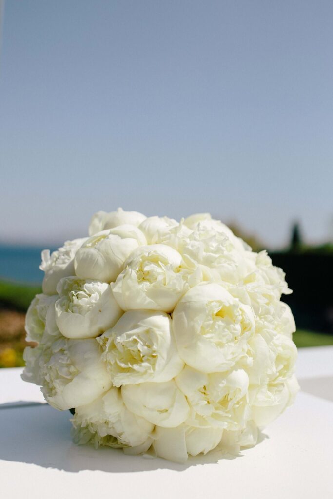 White & Gold Wedding In Athens Riviera
