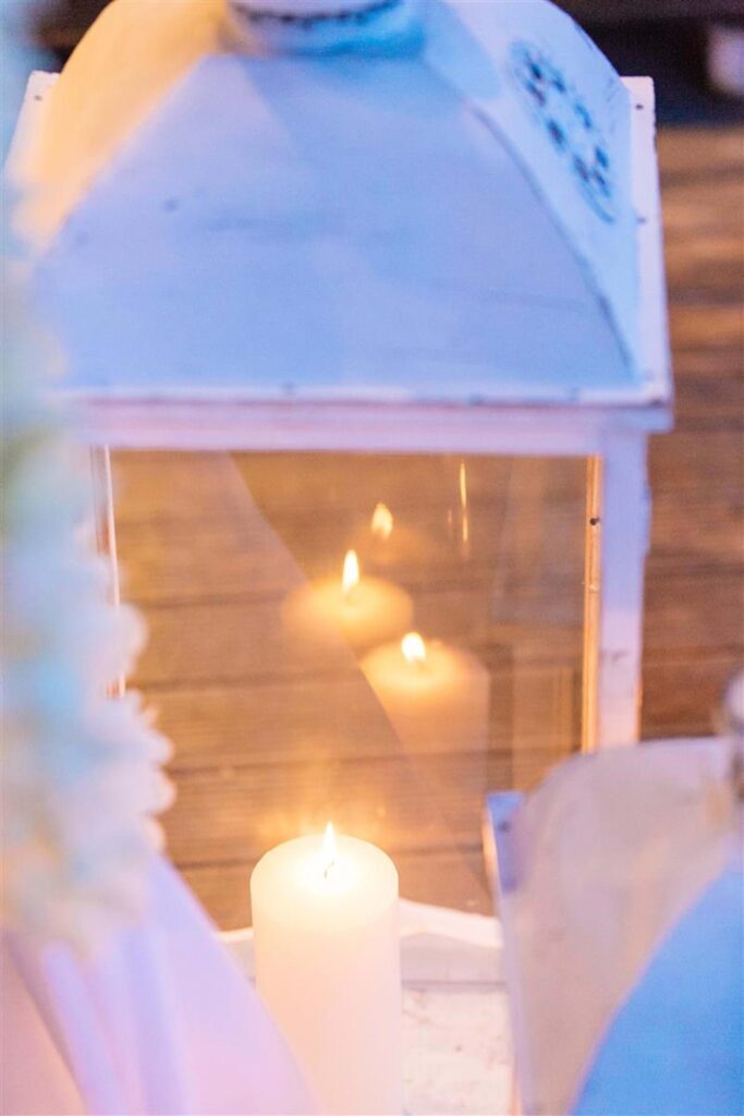 Candlelit Cocktail Party In Santorini