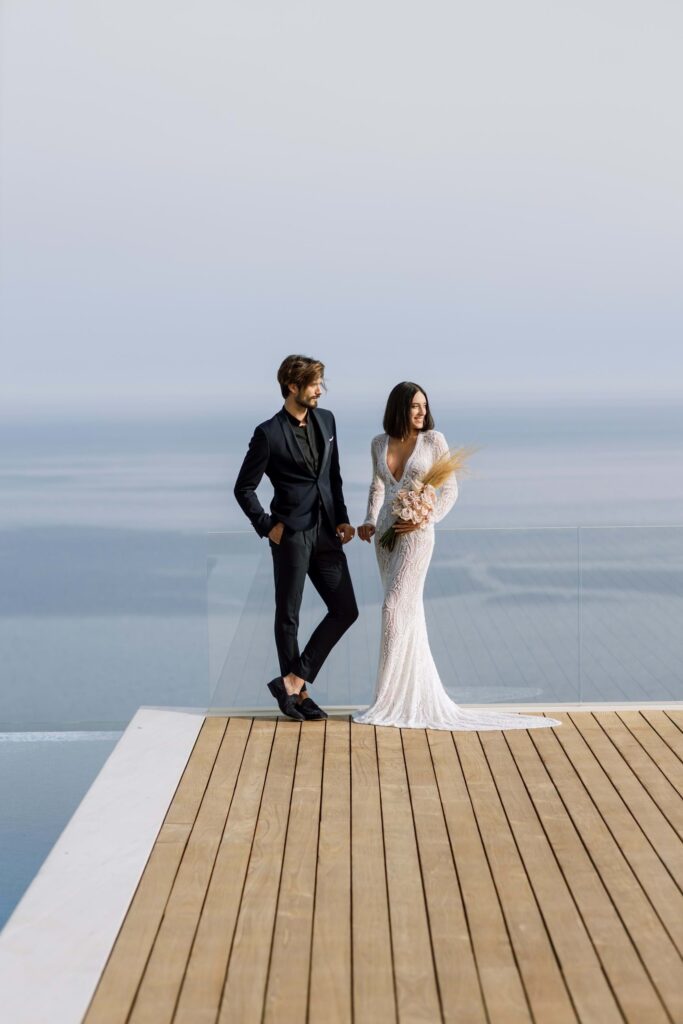 Minimal Blush Wedding In Kefalonia