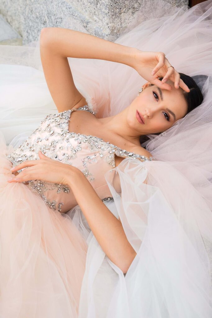 Villa Balbiano Wedding in Pink
