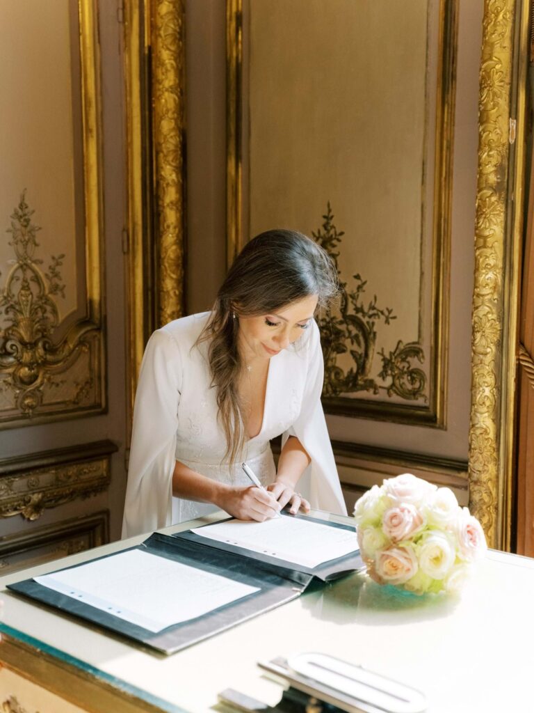 Classy Upscale Wedding in Paris