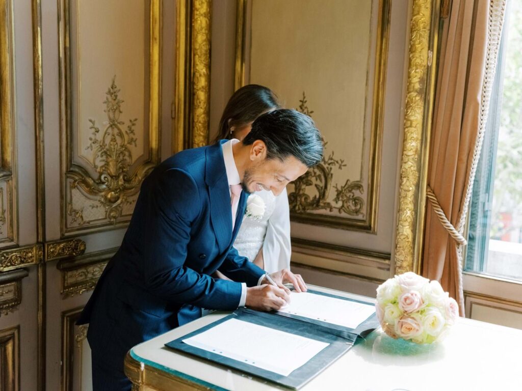 Classy Upscale Wedding in Paris