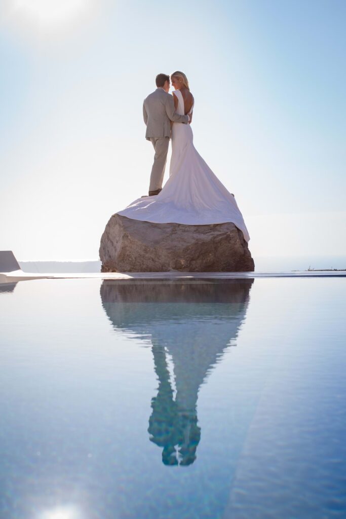 Whimsical Wedding in Santorini