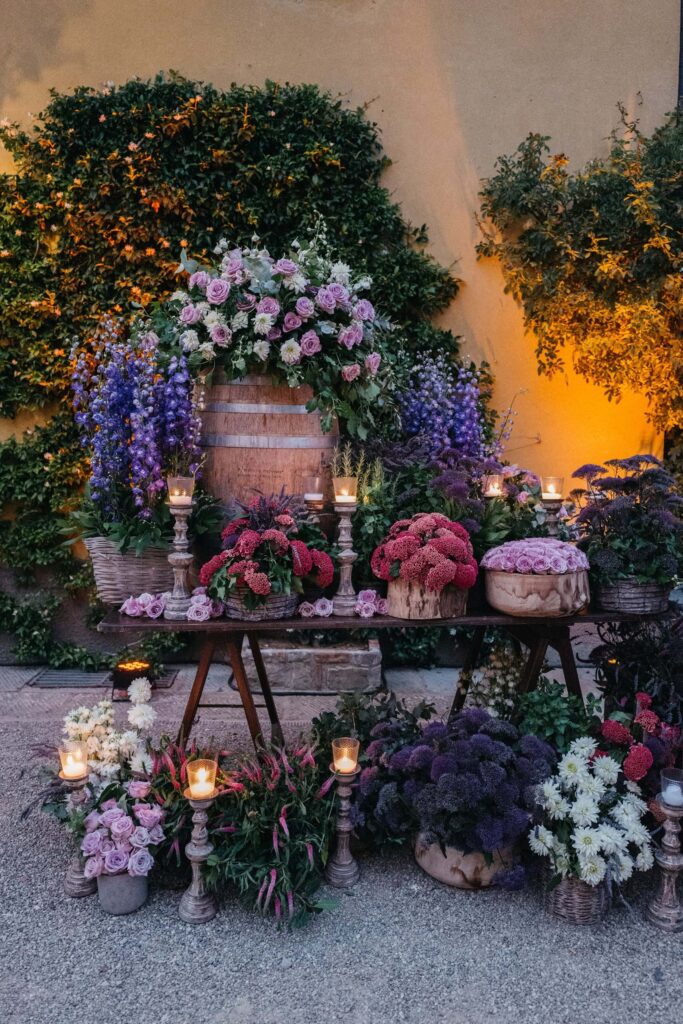 Al Fresco Dinner In Tuscany