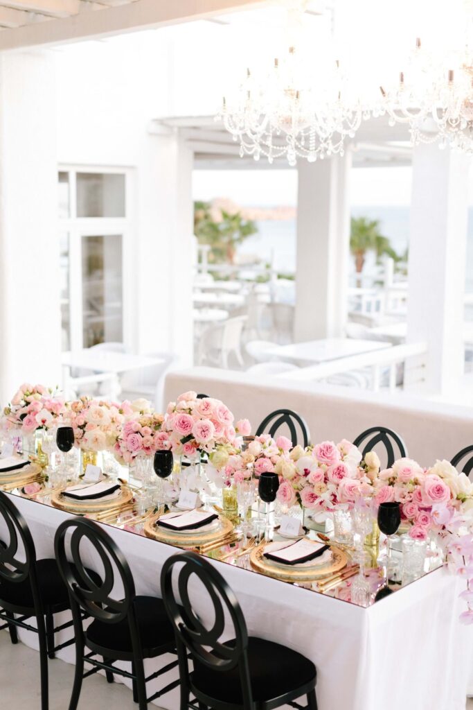 Sophisticated Glam Wedding In Mykonos