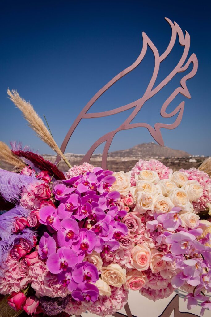 Whimsical Wedding in Santorini
