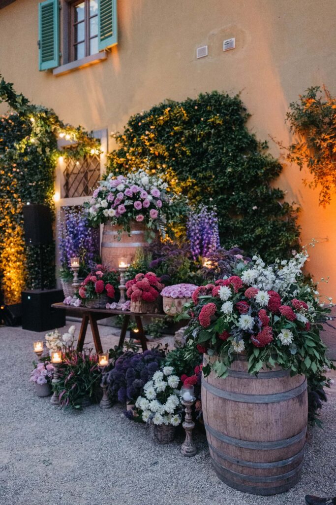Al Fresco Dinner In Tuscany