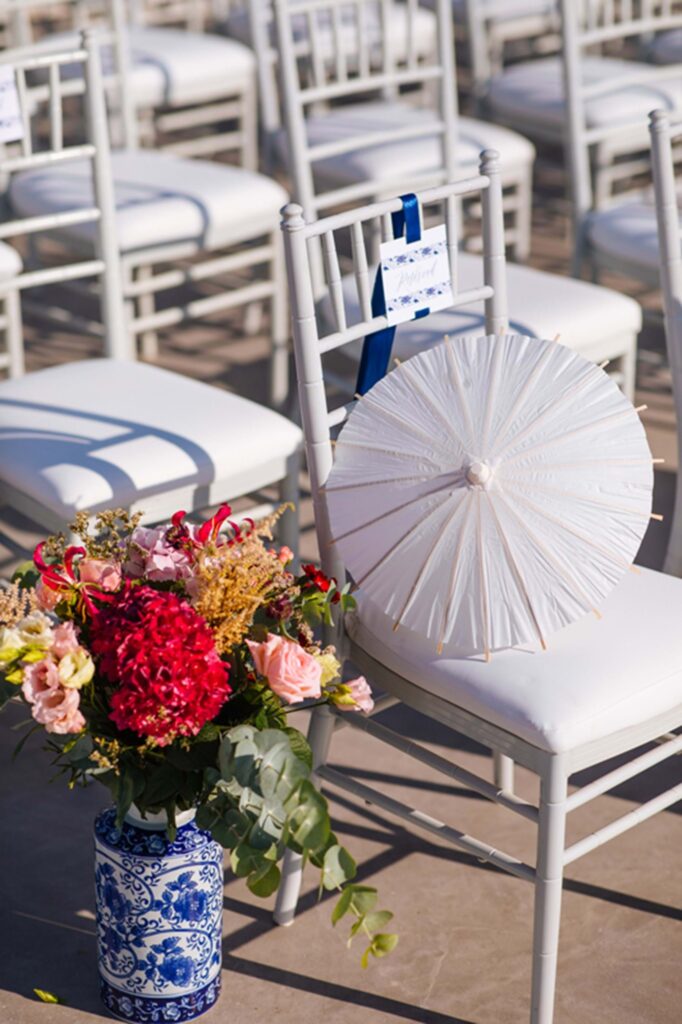 Chinese Inspired Elegance In Santorini
