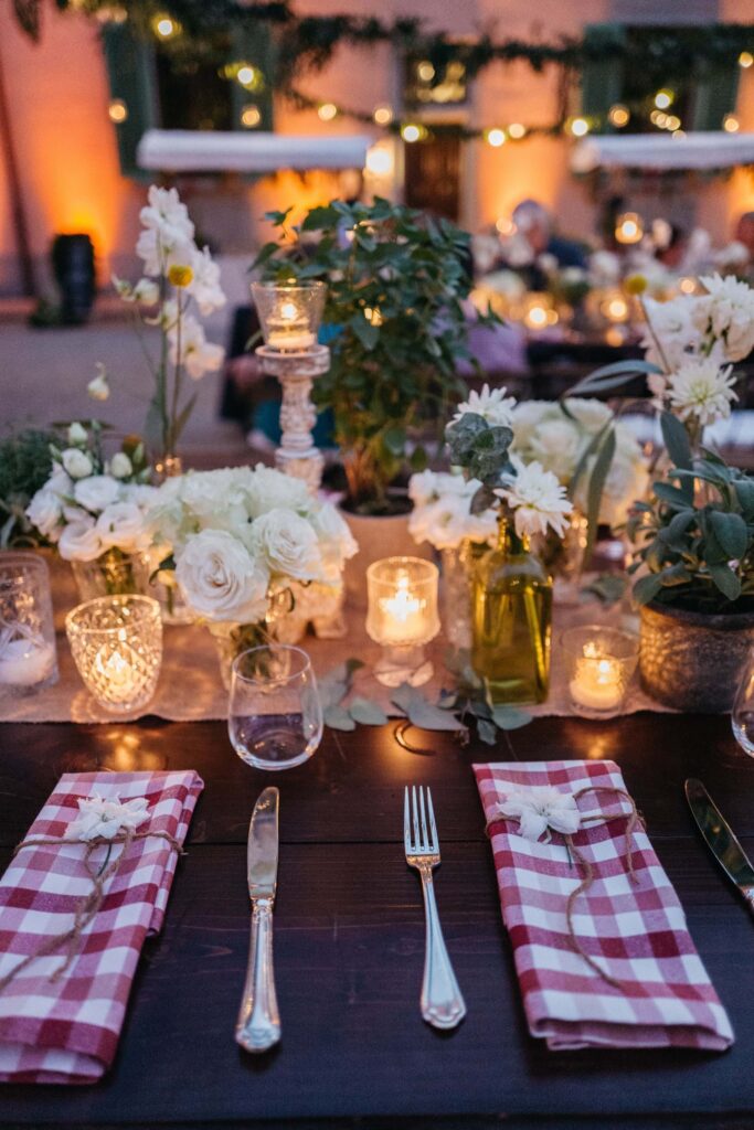 Al Fresco Dinner In Tuscany