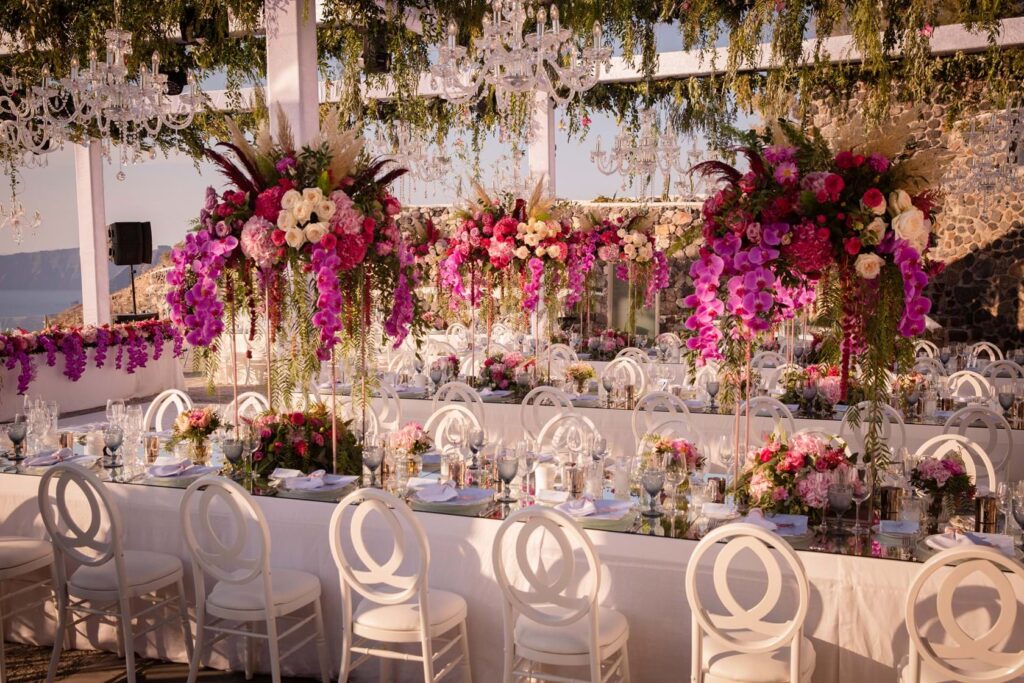 Whimsical Wedding in Santorini