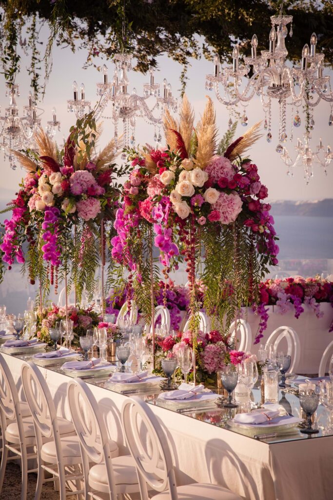 Whimsical Wedding in Santorini
