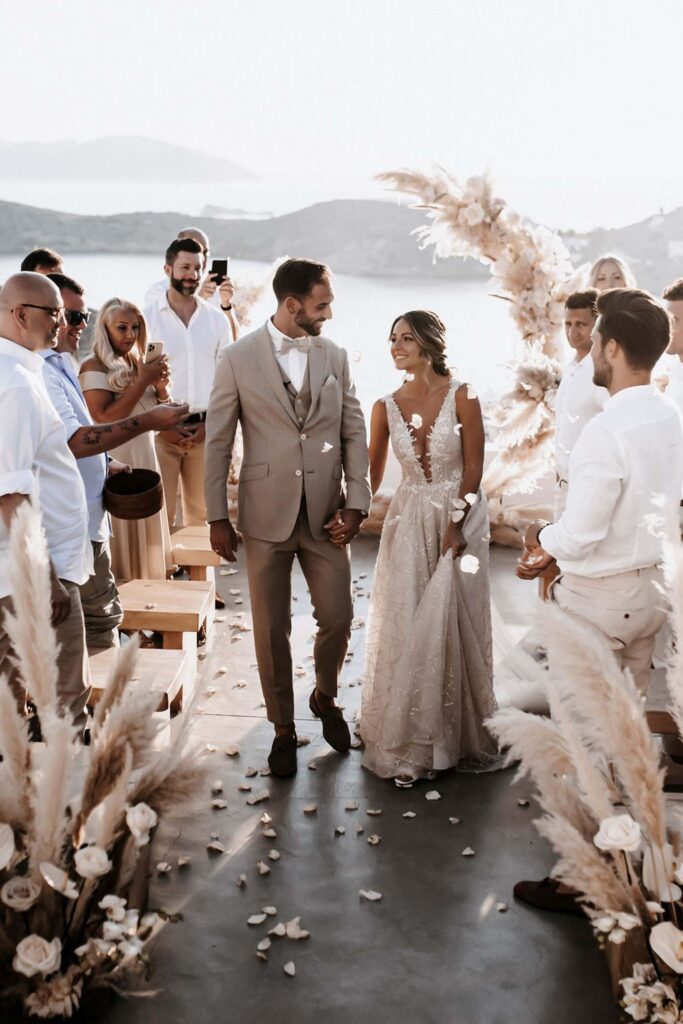 Dreamy Boho Beach Wedding in Ios