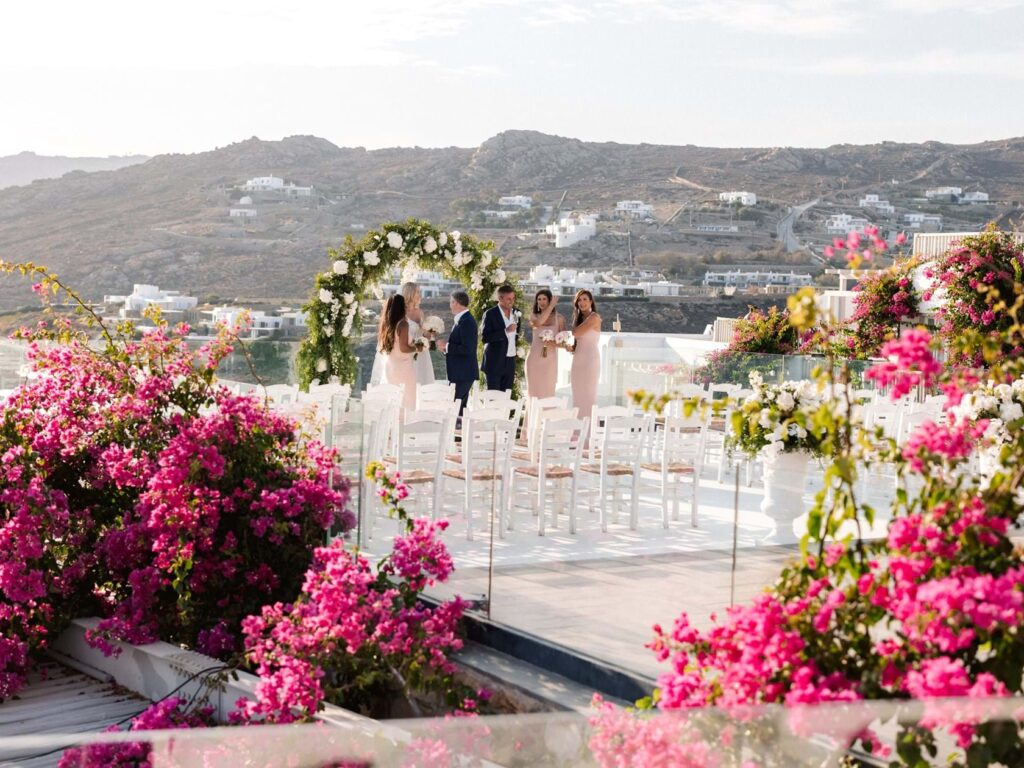 White Luxury Wedding in Mykonos