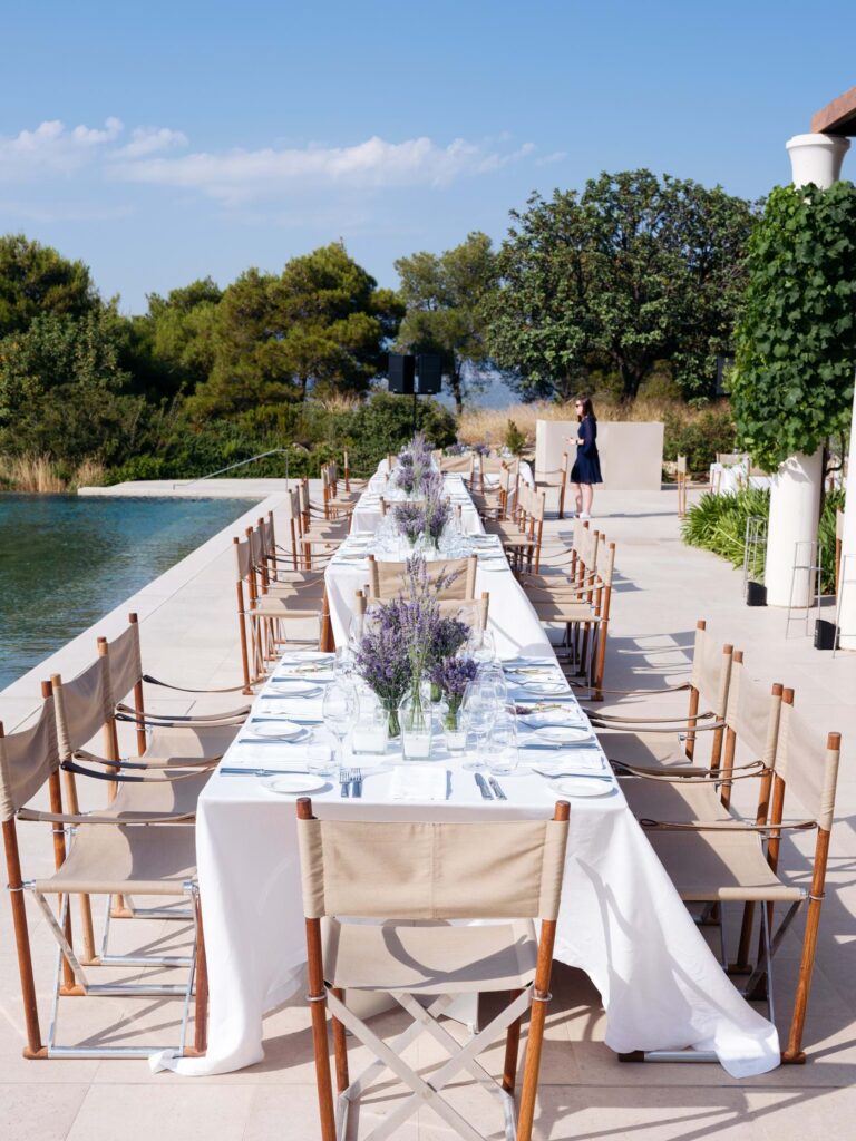 Pool Dinner At Aman Zoe In Porto Heli