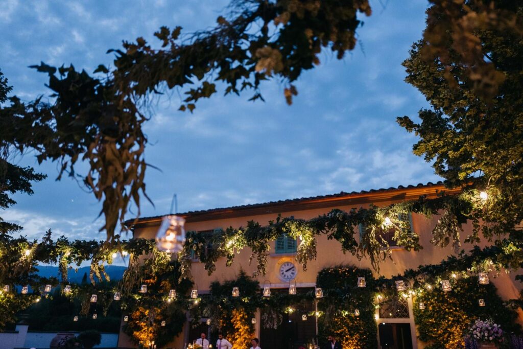 Al Fresco Dinner In Tuscany