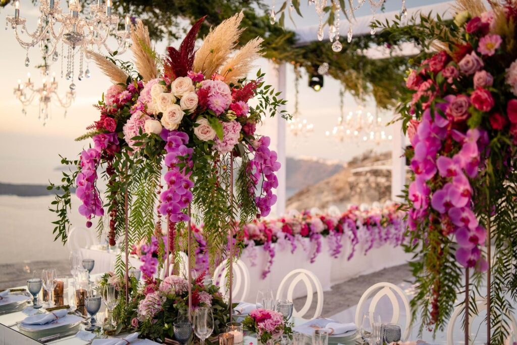 Whimsical Wedding in Santorini