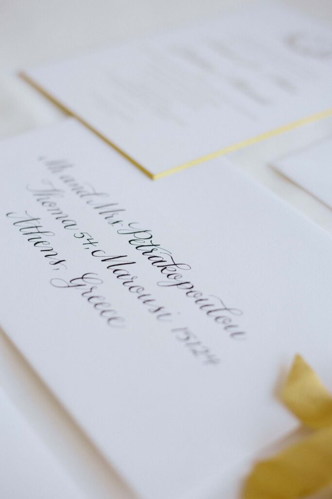 White & Gold Wedding In Athens Riviera