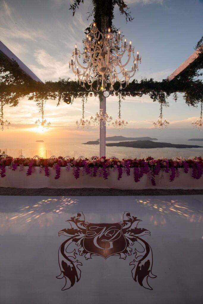 Whimsical Wedding in Santorini