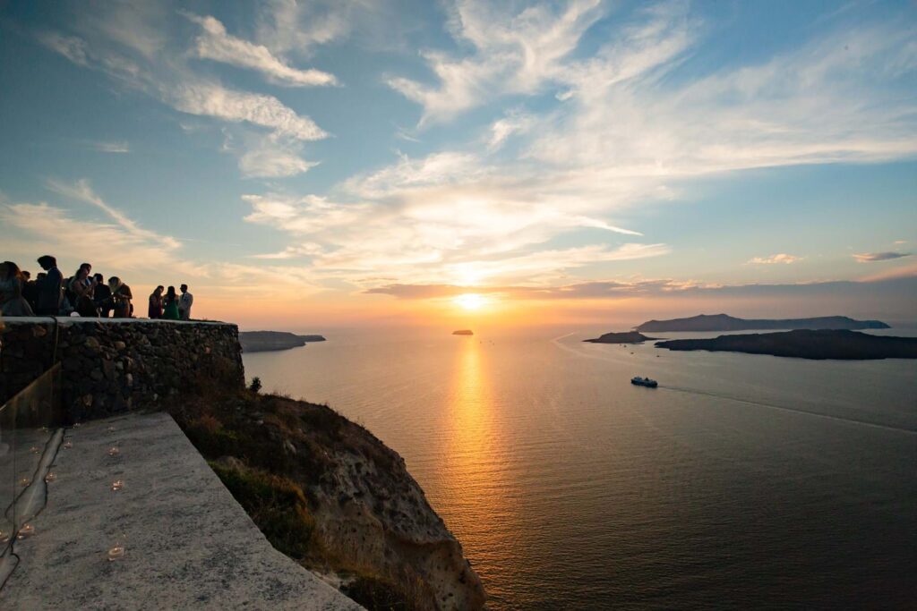 Whimsical Wedding in Santorini