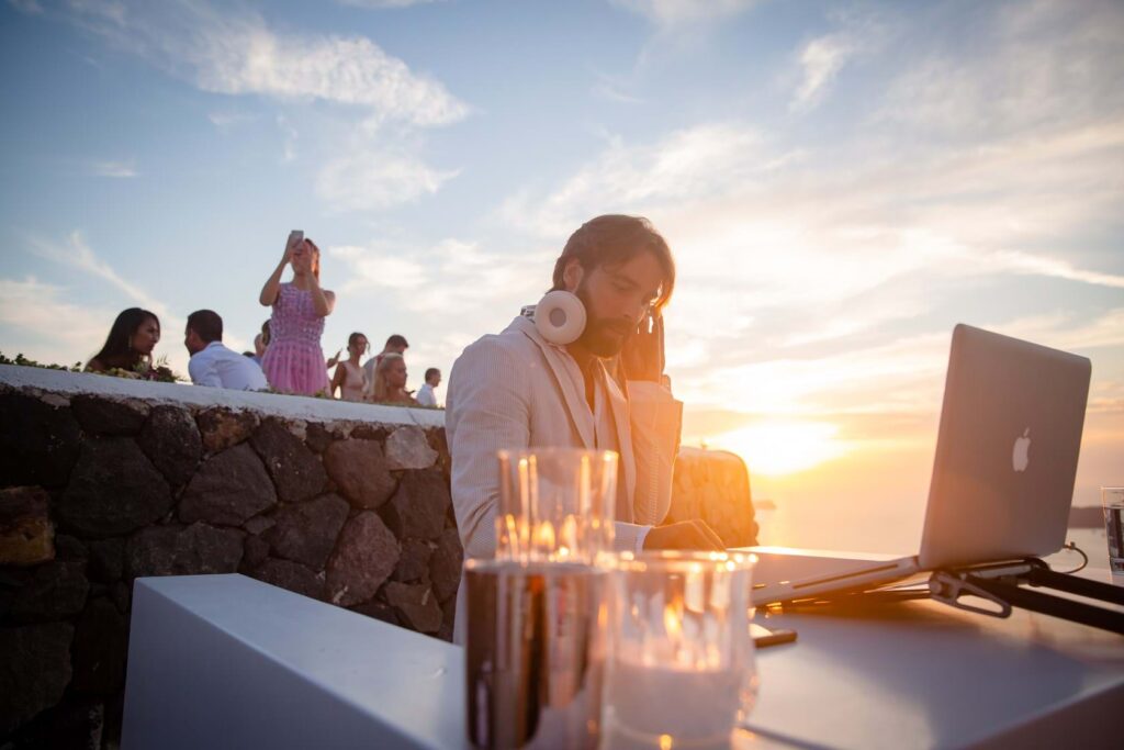 Whimsical Wedding in Santorini