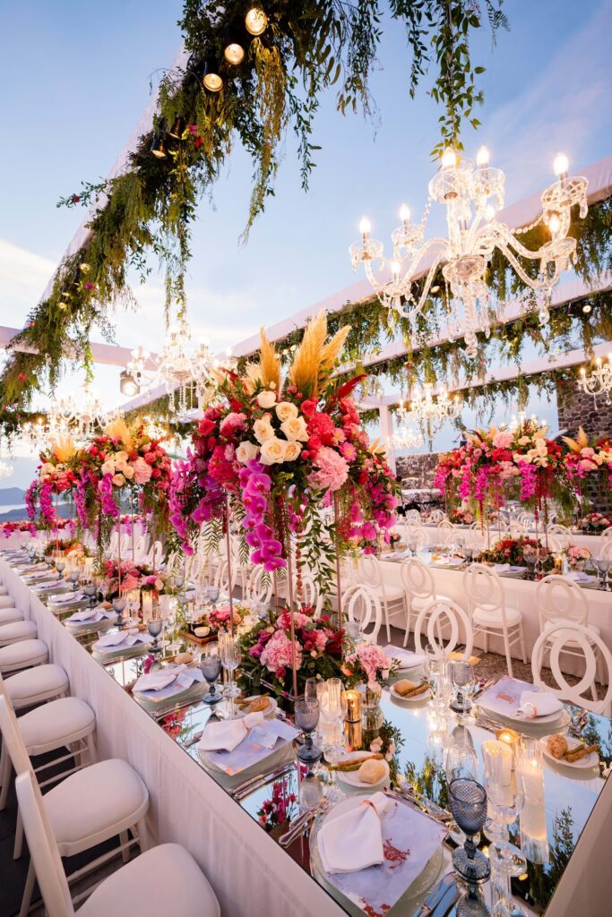 Whimsical Wedding in Santorini