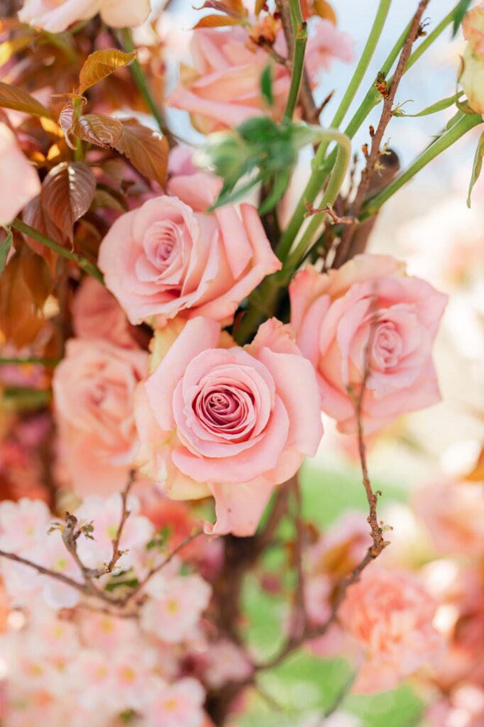Villa Balbiano Wedding in Pink