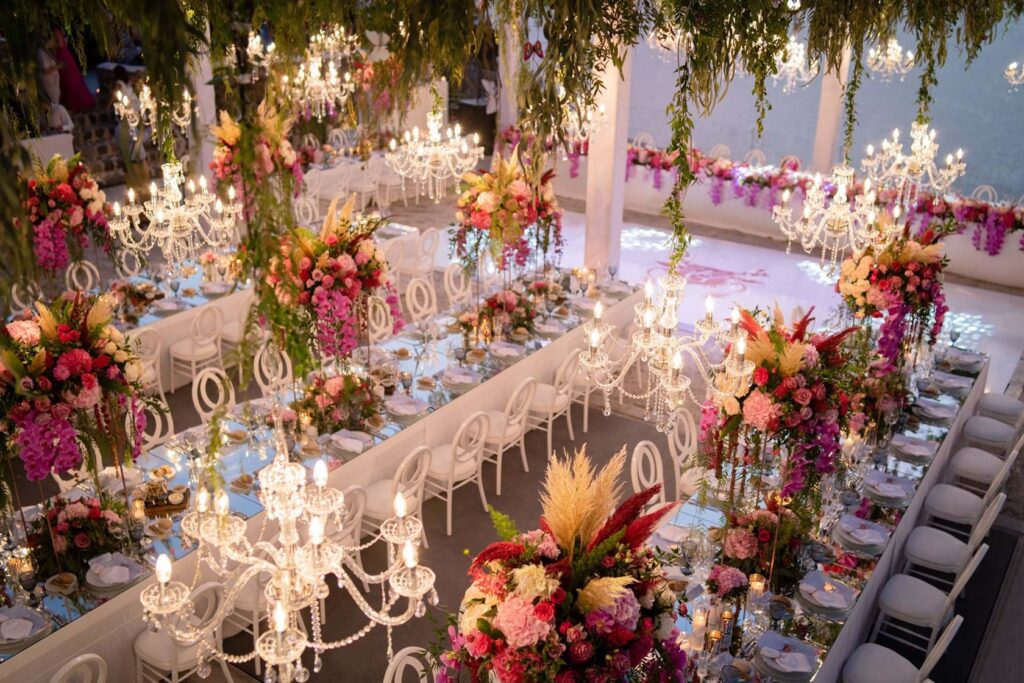 Whimsical Wedding in Santorini